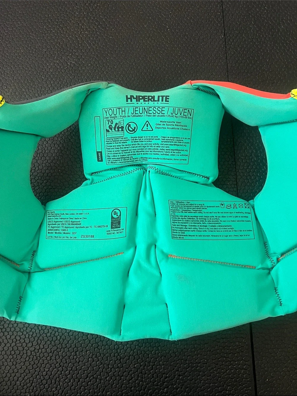 Hyperlite Youth Life Jacket